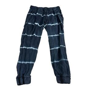 Cloth & Stone Black and White Tie-Dye Joggers